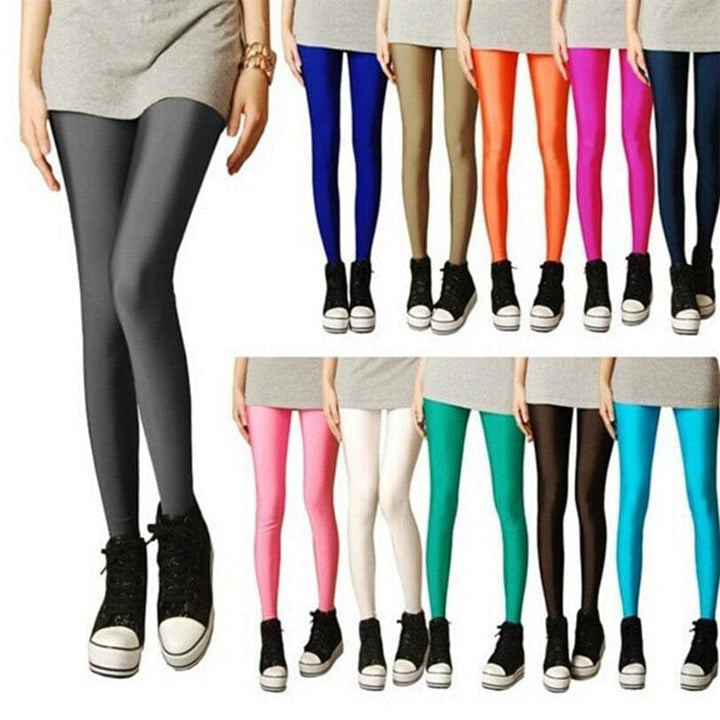 Polyester Casual Leggings Women High Elastic Pants BENNYS 