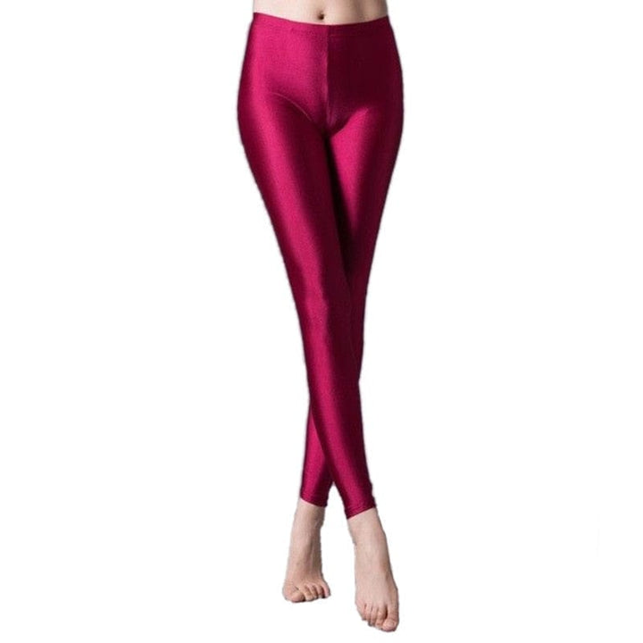 Polyester Casual Leggings Women High Elastic Pants BENNYS 