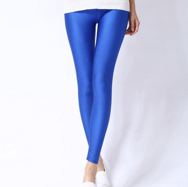 Polyester Casual Leggings Women High Elastic Pants BENNYS 