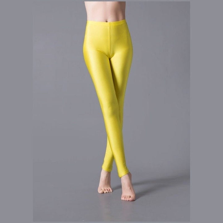 Polyester Casual Leggings Women High Elastic Pants BENNYS 