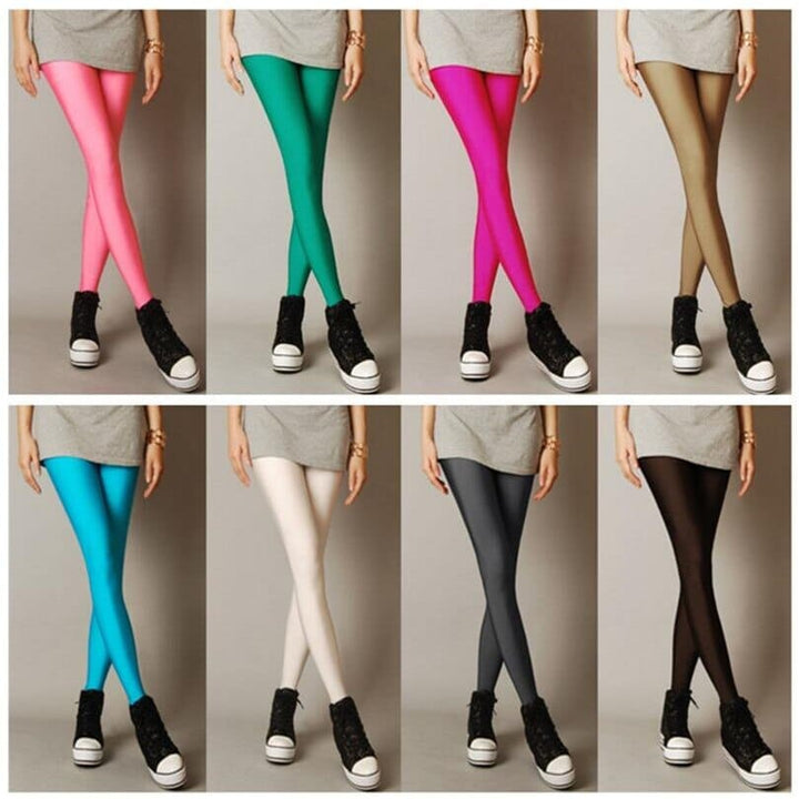 Polyester Casual Leggings Women High Elastic Pants BENNYS 