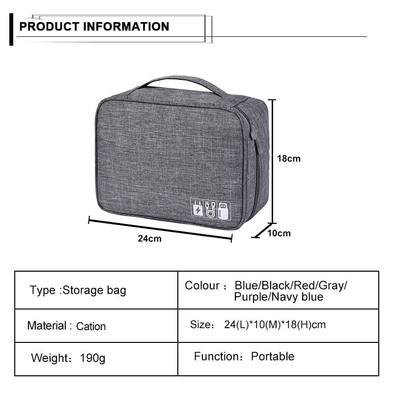 Portable Digital Storage USB Gadgets, Zipper Bag BENNYS 