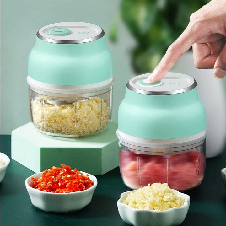 Portable Electric Mini Garlic Cutter Masher Vegetable Fruit Meat Food Chopper Grinder BENNYS 