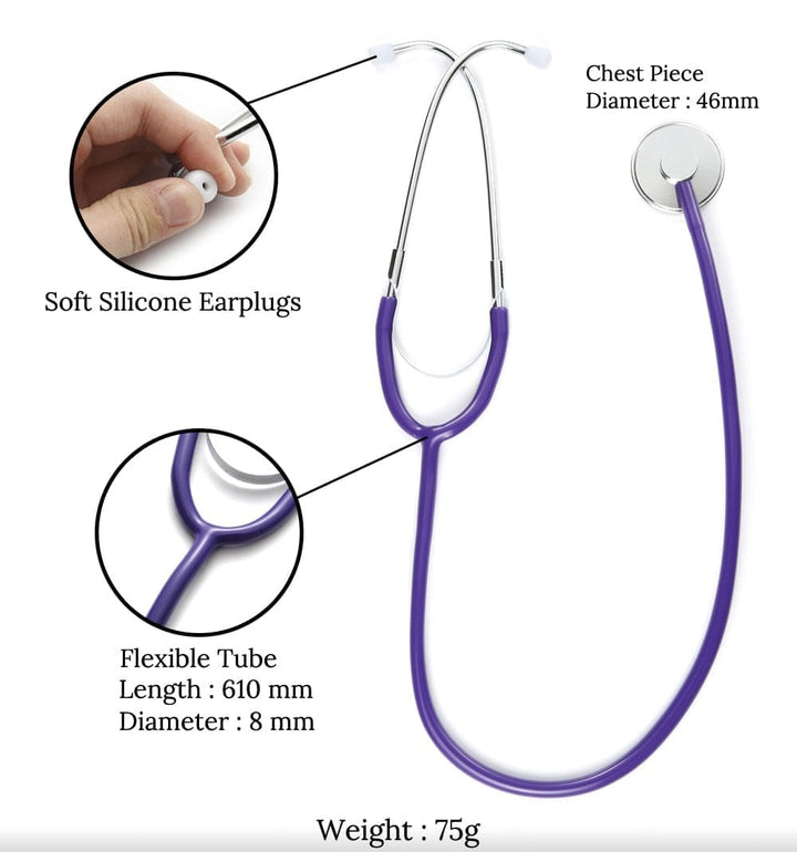 Portable Single Head Stethoscope Professional Cardiology Stethoscope BENNYS 