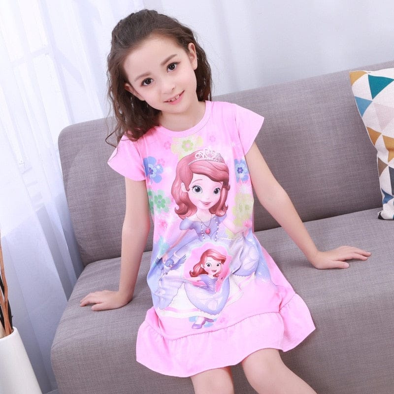 Princess Dress Girls Nightdress Clothes Cartoon Pajamas BENNYS 
