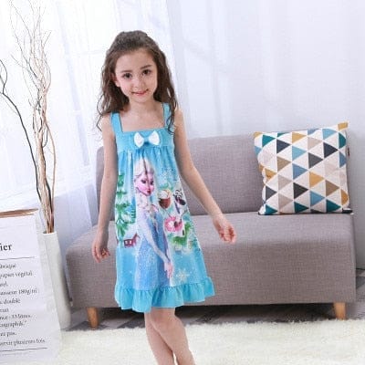 Princess Dress Girls Nightdress Clothes Cartoon Pajamas BENNYS 