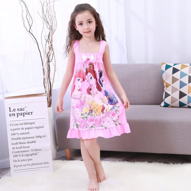 Princess Dress Girls Nightdress Clothes Cartoon Pajamas BENNYS 