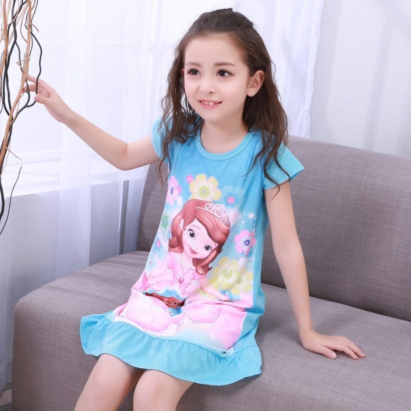 Princess Dress Girls Nightdress Clothes Cartoon Pajamas BENNYS 