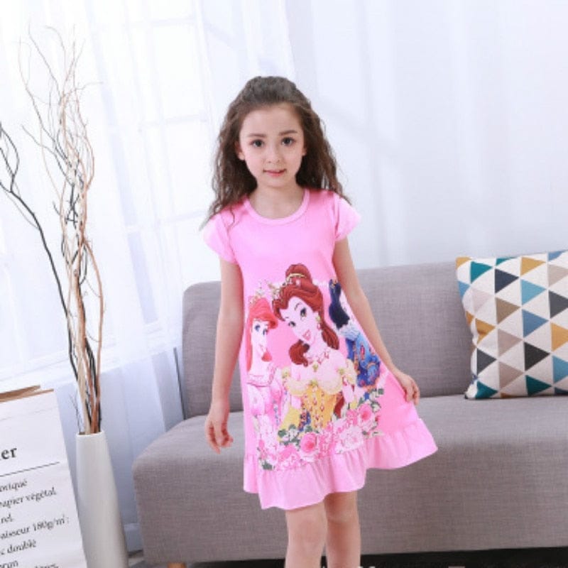 Princess Dress Girls Nightdress Clothes Cartoon Pajamas BENNYS 