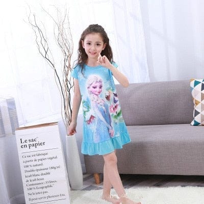 Princess Dress Girls Nightdress Clothes Cartoon Pajamas BENNYS 