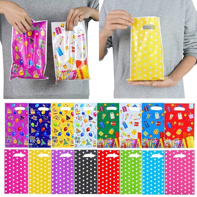 Printed Gift Bags Polka Dots Plastic Candy Bag BENNYS 