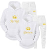 Printed Hooded Suits 2PCS Set Male and Female Hoodie and Pants S-4XL BENNYS 