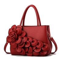 Pu Leather Quality Handbags Floral Design Women's Handbags BENNYS 