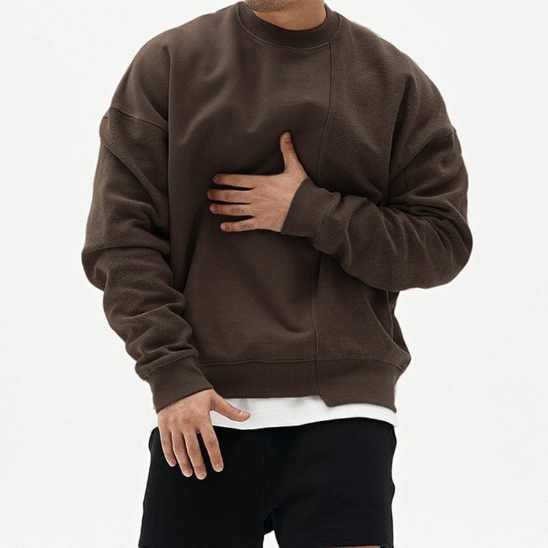 Pullover Round Neck Sweater Loose Men Clothes BENNYS 