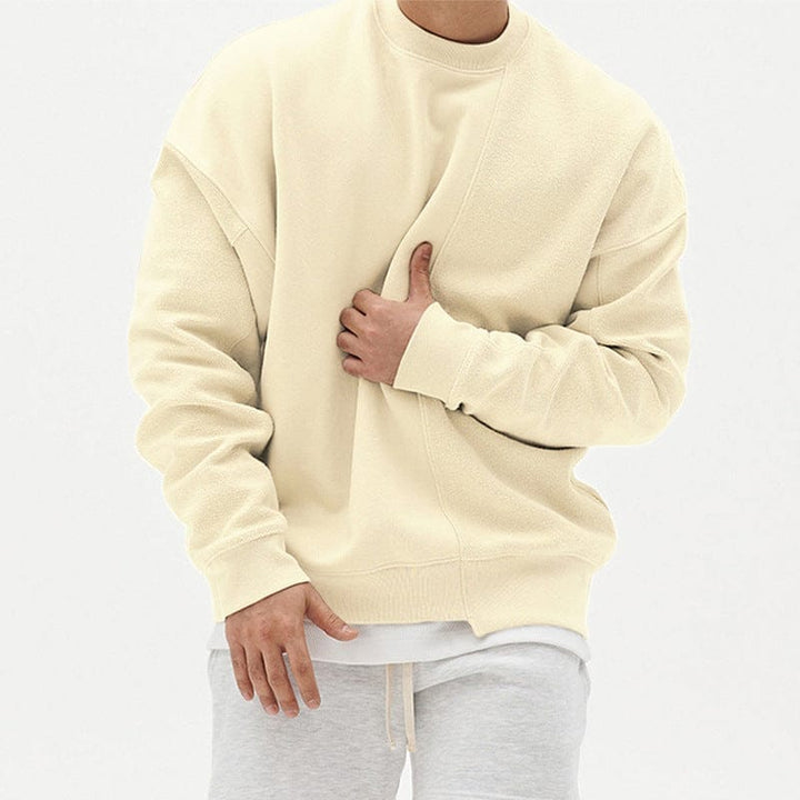 Pullover Round Neck Sweater Loose Men Clothes BENNYS 