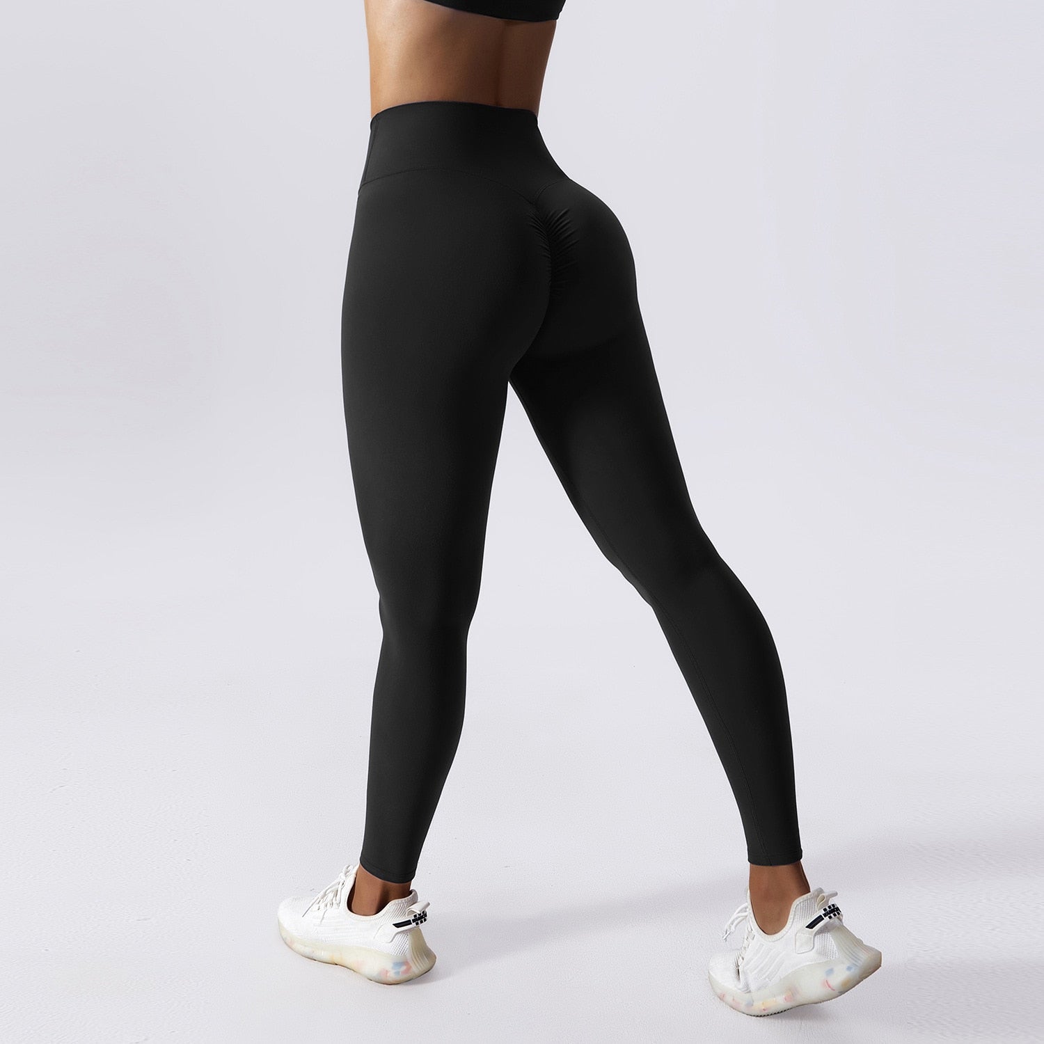 Women High Waist Yoga Pants Leggings Push Up Elastic Sports Gym Workout  Booty OP