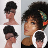 Queen Braid Short Kinky Curly Synthetic Hair With Bangs BENNYS 