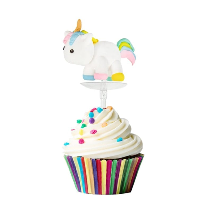 Rainbow Unicorn Cake Topper Kids Girl Birthday Party DIY Decoration BENNYS 