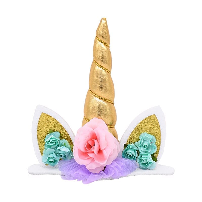 Rainbow Unicorn Cake Topper Kids Girl Birthday Party DIY Decoration BENNYS 