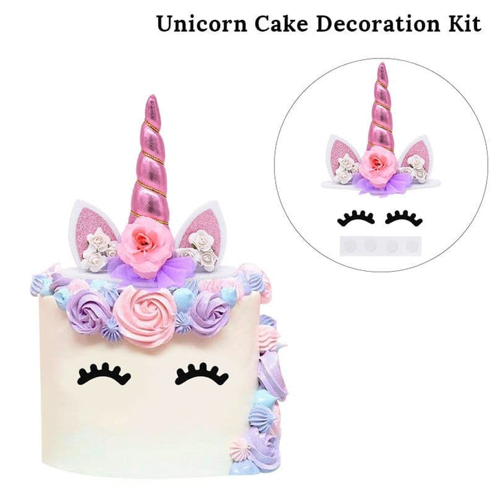 Rainbow Unicorn Cake Topper Kids Girl Birthday Party DIY Decoration BENNYS 