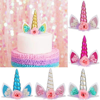 Rainbow Unicorn Cake Topper Kids Girl Birthday Party DIY Decoration BENNYS 