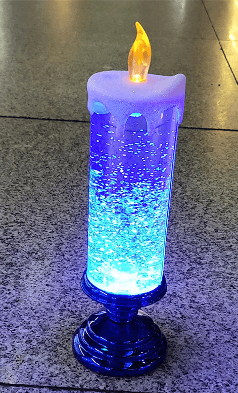 Rechargeable Color Electronic LED Waterproof Candle With Glitter Color Changing LED Candle Home Decor BENNYS 