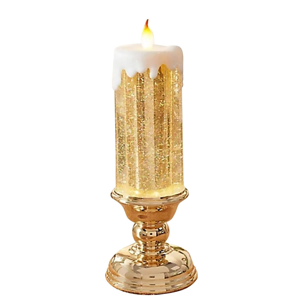 Rechargeable Color Electronic LED Waterproof Candle With Glitter Color Changing LED Candle Home Decor BENNYS 