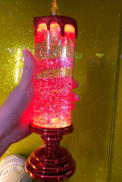 Rechargeable Color Electronic LED Waterproof Candle With Glitter Color Changing LED Candle Home Decor BENNYS 