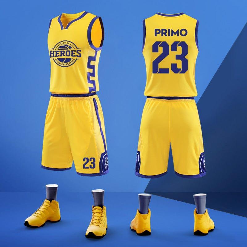 Retro Basketball Jerseys Custom Men Basketball Uniform Sets BENNYS 