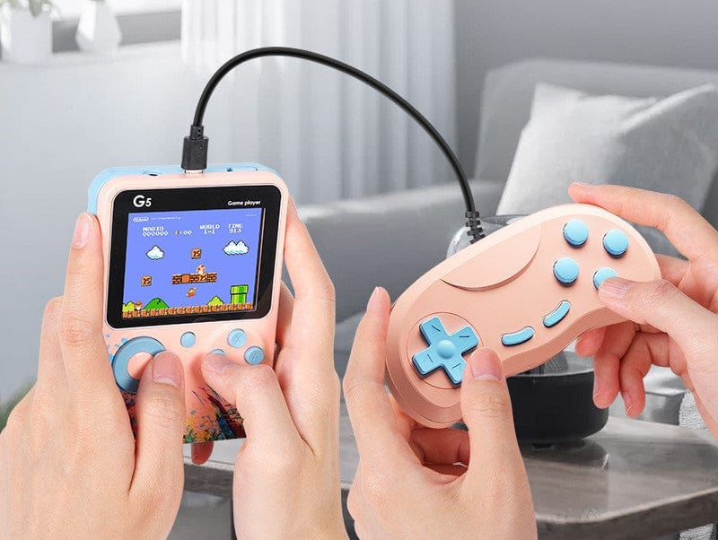 Retro Portable Mini Handheld Video Game Console Built-in 500 games 3.0 Inch LCD Kids Color Game Player BENNYS 