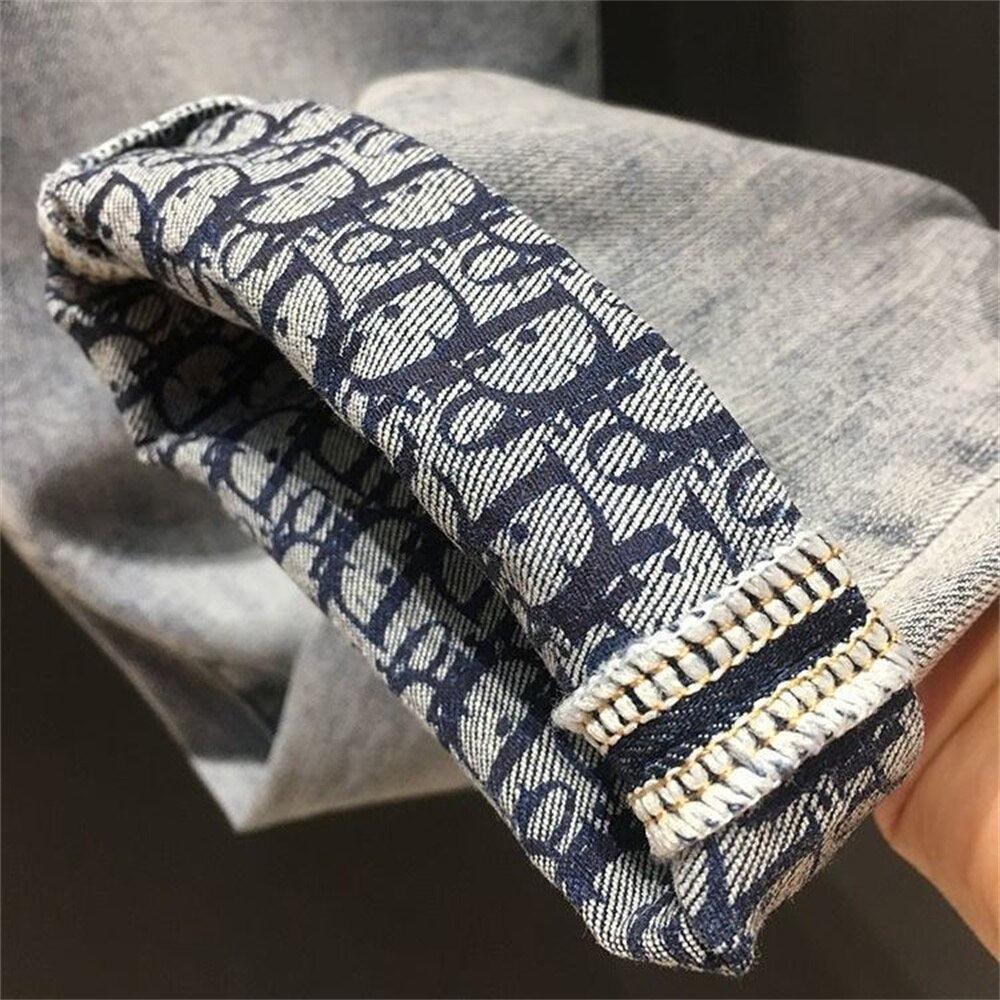 Ripped Denim jeans 2022 men&#39;s trendy brand loose summer thin elastic feet pants men&#39;s Korean harem teenagers cropped pants BENNYS 