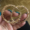 Round Hoop Earrings for Women Fashion Bohemian Jewelry BENNYS 