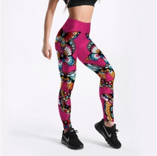 S-5XL High Waist 3D Printed Fitness Leggings BENNYS 