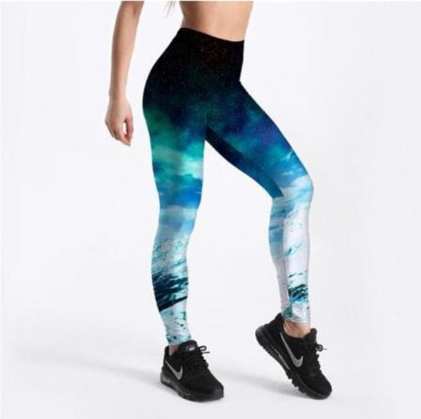 S-5XL High Waist 3D Printed Fitness Leggings BENNYS 