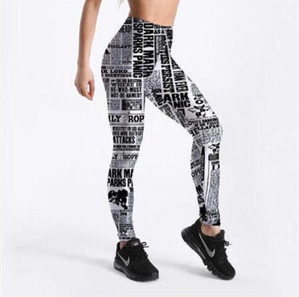 S-5XL High Waist 3D Printed Fitness Leggings BENNYS 