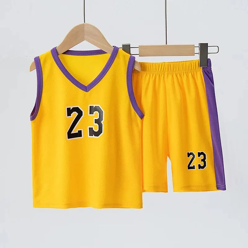 2/4 Pieces Of Summer Children's Quick-drying Kids Sports Outfit-Outfit Sets-Bennys Beauty World