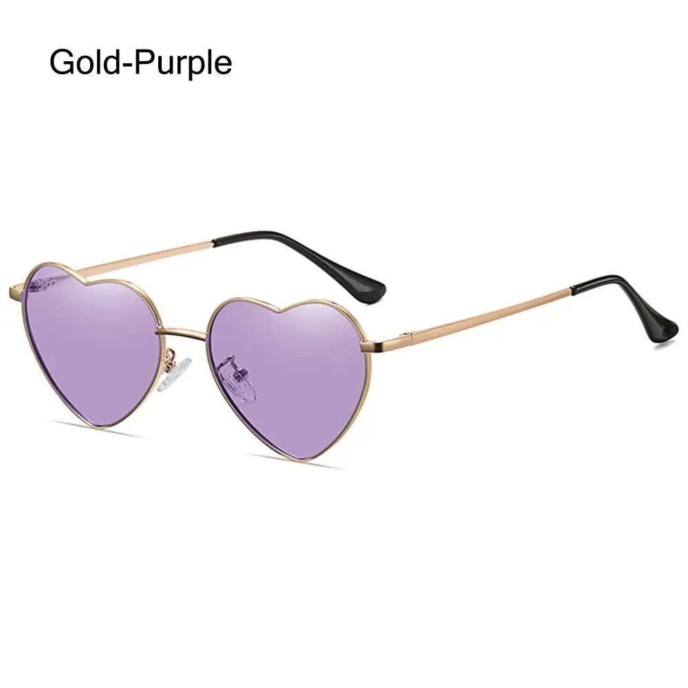 Heart-Shaped Sunglasses for Women | Polarized UV400 Metal Frame
