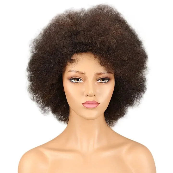 Brazilian Remy Afro Kinky Curly Bob Wig – 200% Density - Bennys Beauty World
