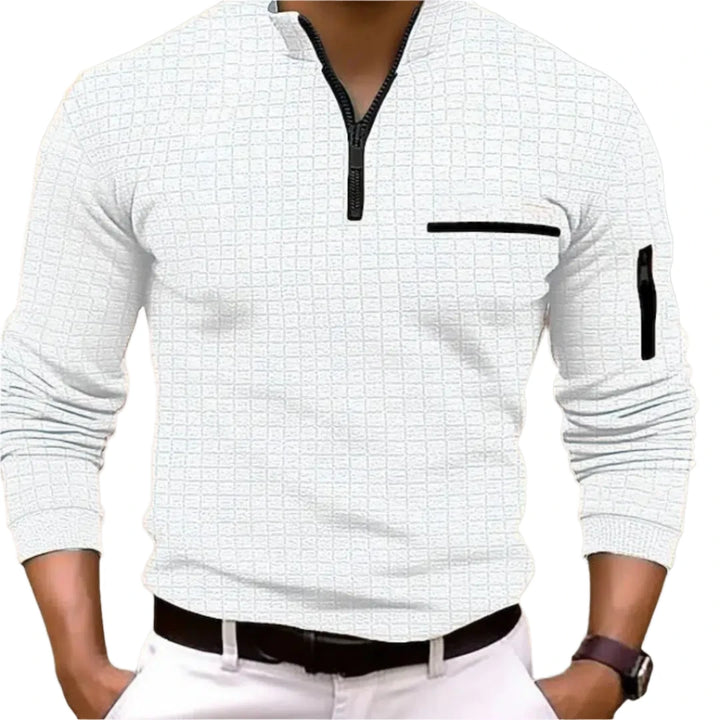 Men's Checked Polo Shirt For Men