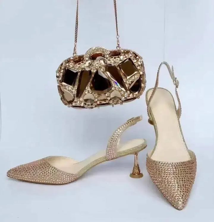 Lady Diamonds Evening Clutch Purse Bag-purse-Bennys Beauty World