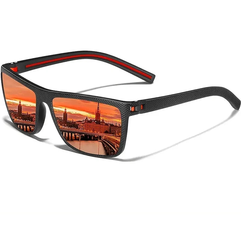 Square Polarized Sunglasses – Lightweight UV Protection for Men &amp; Women