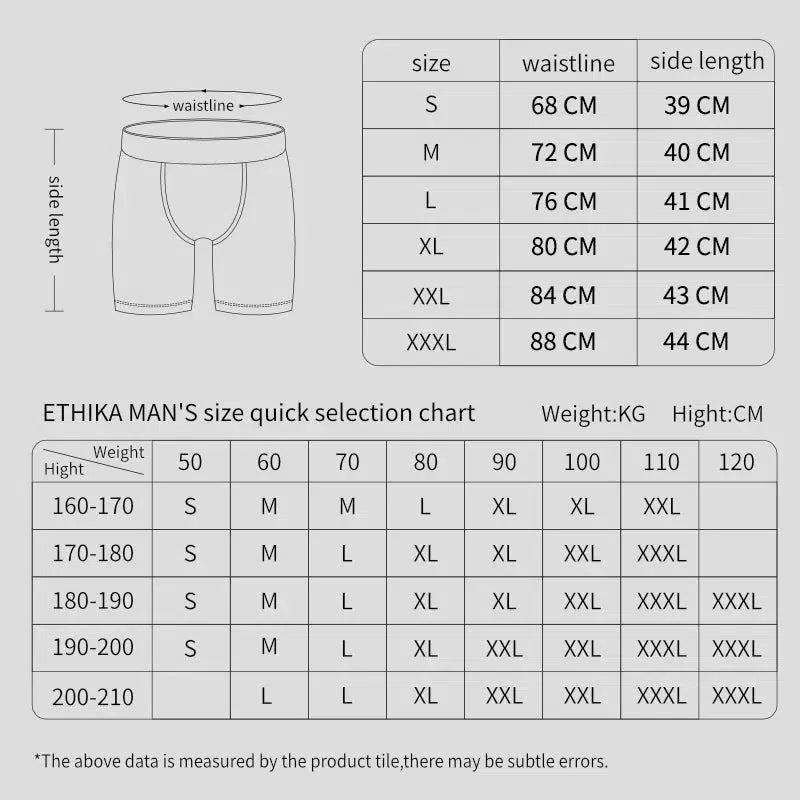 Fashion Print Men Underwear Boxer Cueca Male Panties Lingerie Men Underpants Boxershorts Trunks Plus Size S-XXXL Men's Boxers-Bennys Beauty World