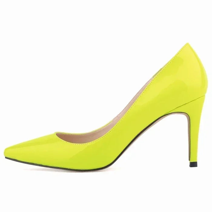 Large Size Women Pumps Classic Pointed Toe High Heels