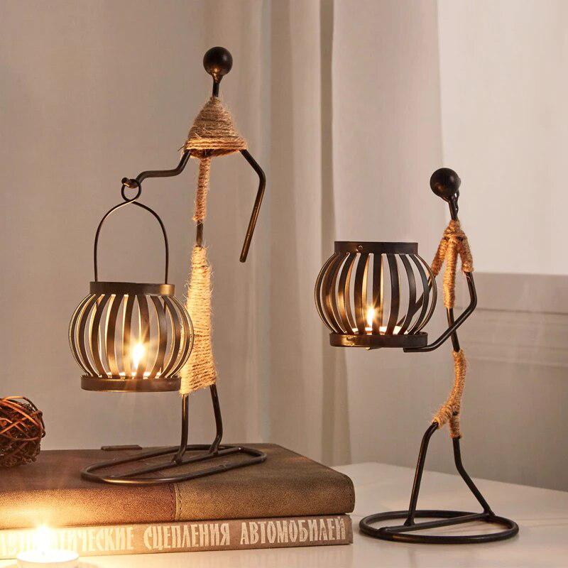 Metal Candle Holder Home Decor-Arlik interiors