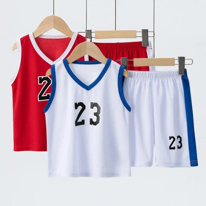 2/4 Pieces Of Summer Children's Quick-drying Kids Sports Outfit-Outfit Sets-Bennys Beauty World
