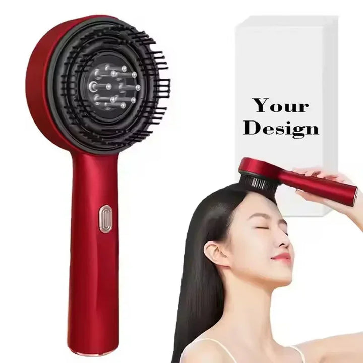 3 Modes Electric Massage Comb Portable Red Light Laser