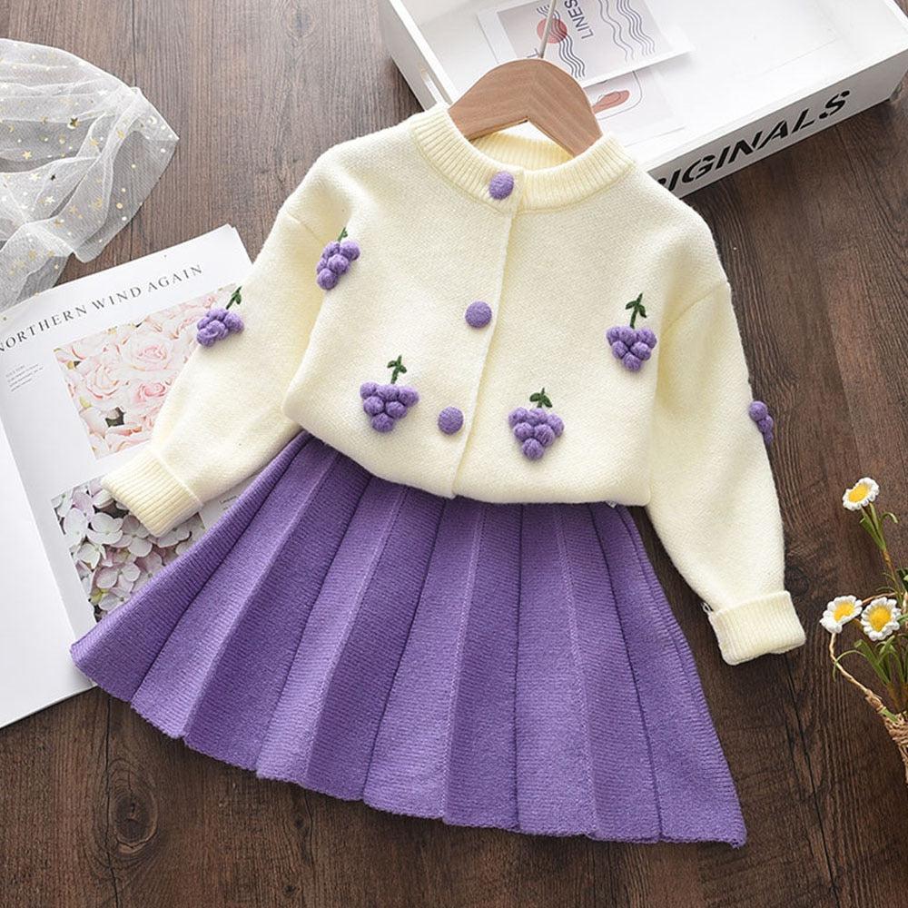 Kids Winter Sweater Dress-Dresses-Bennys Beauty World