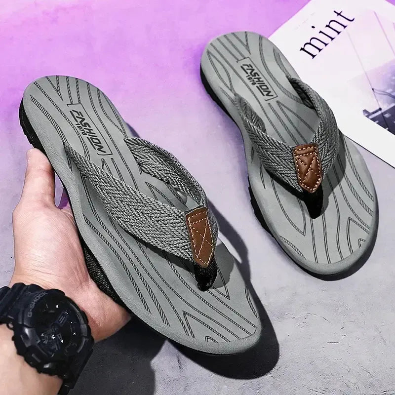 Fashion Mens Sandals Outdoor Soft Summer Slippers Size 39-46 Jumpmore Shoes Men Flip Flops Luxury Sandals 슬리퍼 Slides Men-Bennys Beauty World
