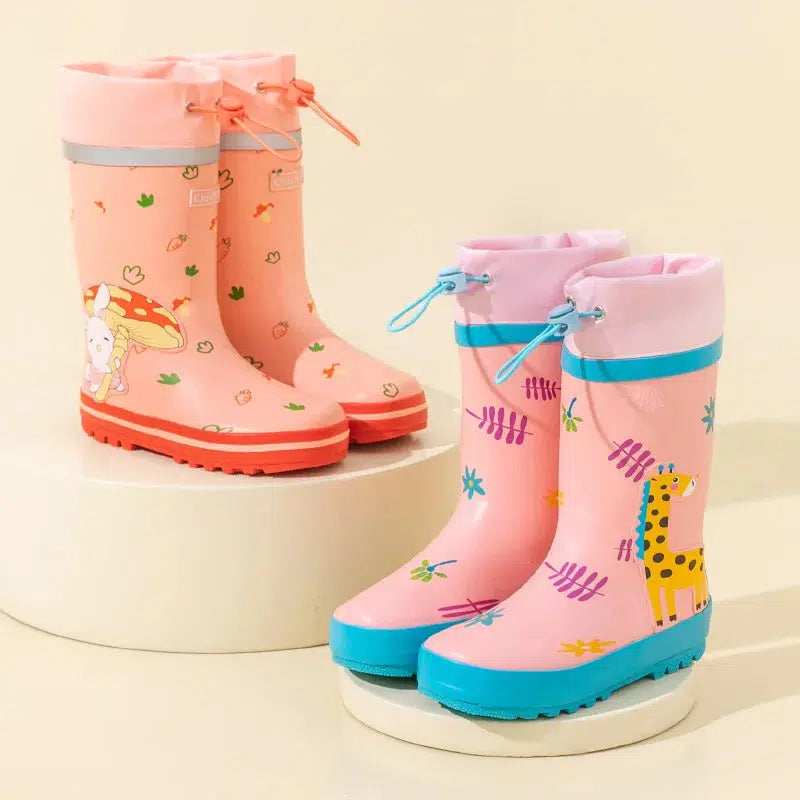 Durable Anti-Slip Rain Boots for Kids Fashionable Cartoon Boots-Shoes-Bennys Beauty World