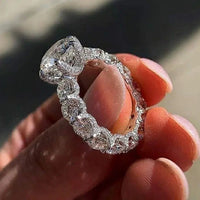 Eternity Promise Rings Women Luxury Fashion Engagement Wedding Jewelry